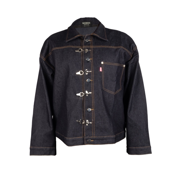 RICHNESS DIAMOND INDIGO RAW DENIM JACKET (PREMIUM)