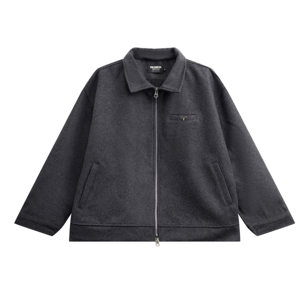 RICHNESS DUST WOOL JACKET (GREY)