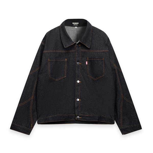 RICHNESS DIAMOND SELVEDGE RAW DENIM JACKET