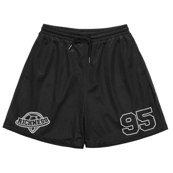 RICHNESS BASIC MESH SHORT ( ĐEN )