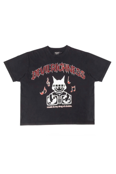 DEVIL RICHNESS WASHED BOXY TEE
