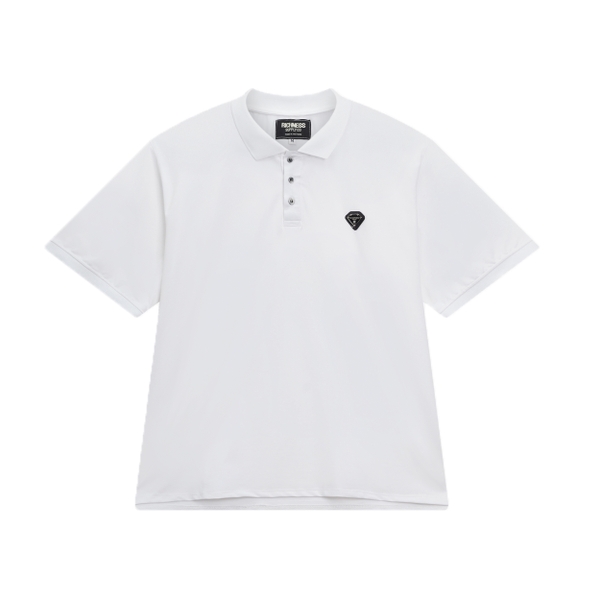RICHNESS DIAMOND POLO (WHITE)