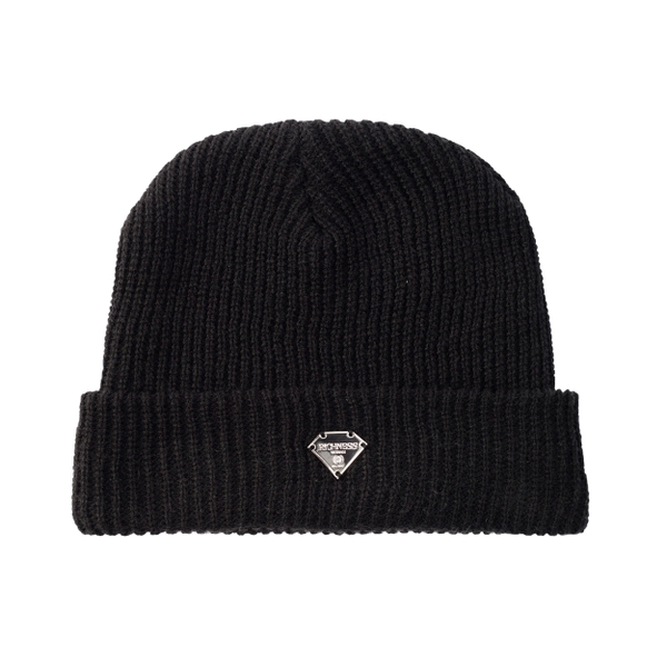 RICHNESS CORE KNIT WOOL HAT (BLACK)