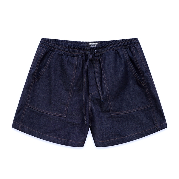 RICHNESS INDIGO RAW DENIM SHORT (MIDNIGHT BLUE)