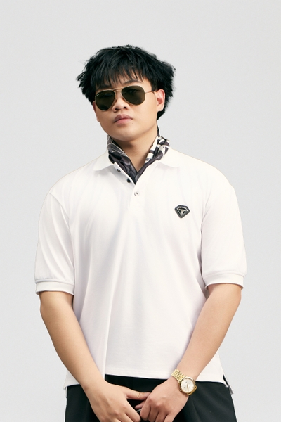 RICHNESS DIAMOND POLO (WHITE)
