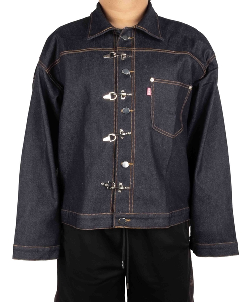 RICHNESS DIAMOND INDIGO RAW DENIM JACKET (PREMIUM)