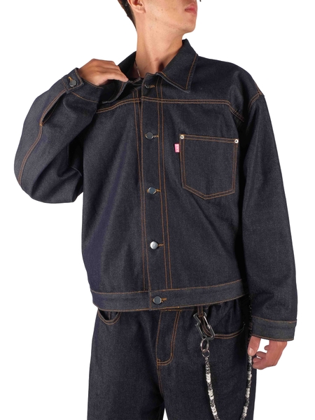 RICHNESS DIAMOND INDIGO RAW DENIM JACKET