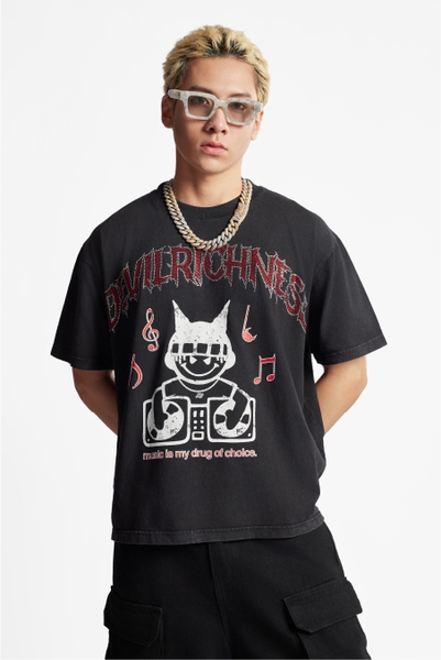 DEVIL RICHNESS WASHED BOXY TEE