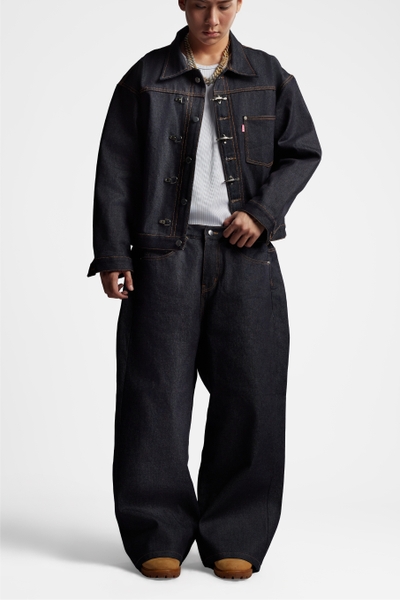 RICHNESS DIAMOND INDIGO RAW DENIM PANTS