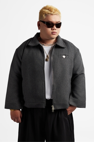 RICHNESS DUST WOOL JACKET (GREY)