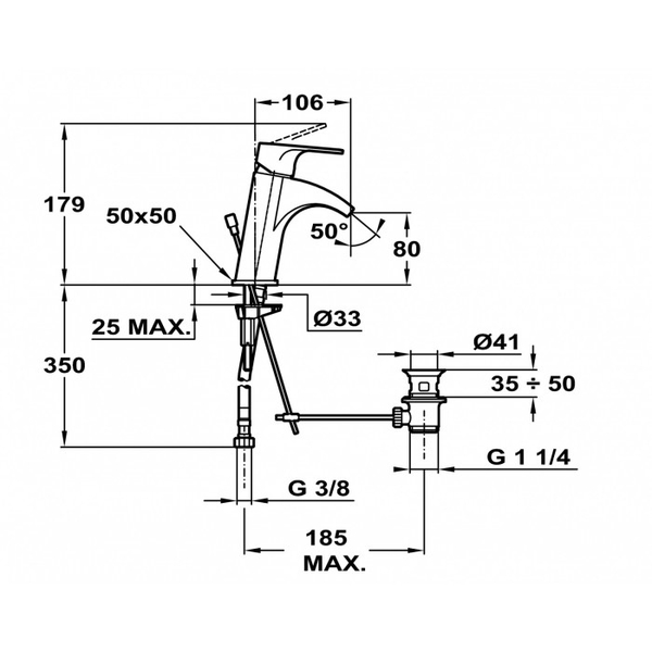 OUTLET - Vòi Lavabo Teka Palma