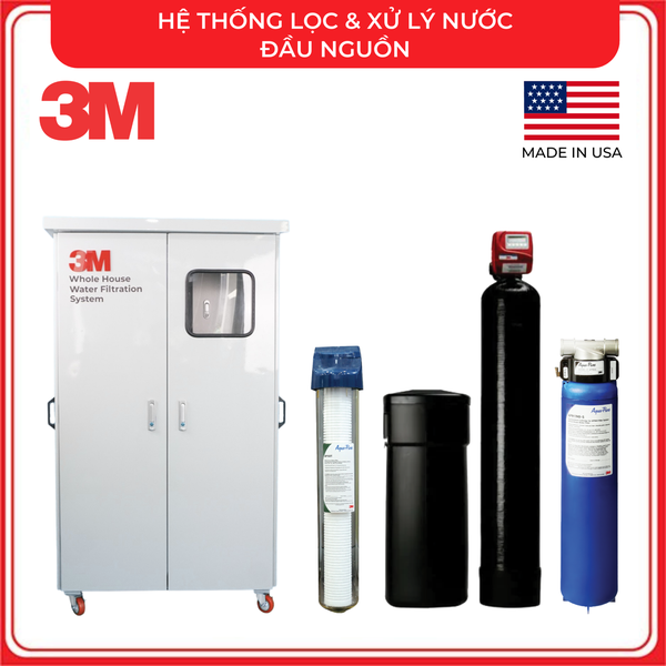 Hệ Thống Lọc Tổng Làm Mềm Nước 3M Dành Cho Biệt Thự, Villa