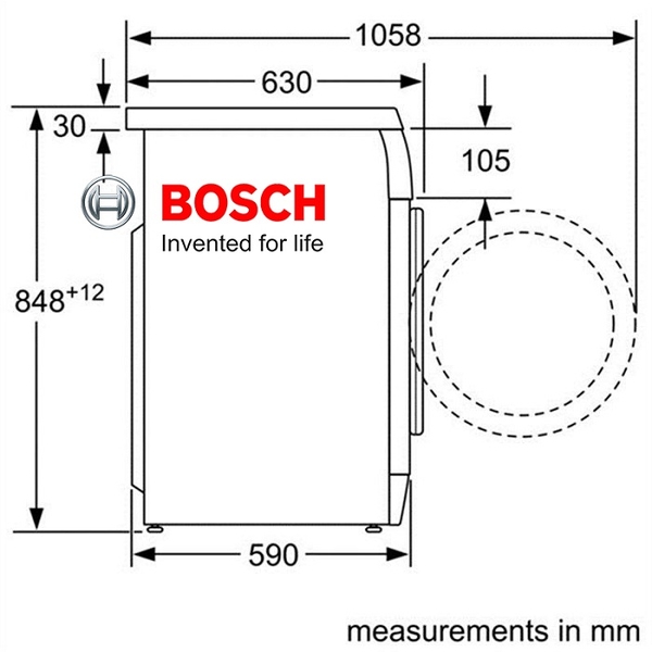 Máy Giặt BOSCH WAW28440SG