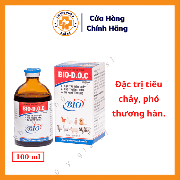 Bio DOC 100ml Chính Hãng Giá Tốt Phân Phối Thuốc Thú Y