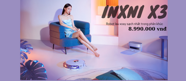 INXNI X3 Tặng máy hút bụi cầm tay mini