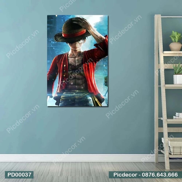 Tranh Thuyền Trưởng Luffy