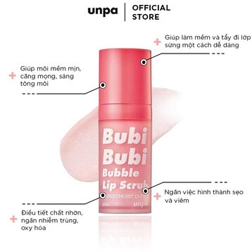 Tẩy Tế Bào Chết Môi Bubi Bubi Bubble Lip Scrub May Cosmetic