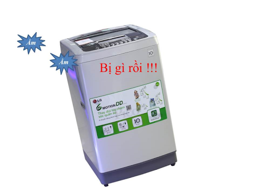 Phải làm sao khi máy giặt LG bị rung lắc mạnh
