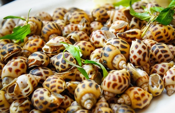 Ốc hương hấp xả ớt