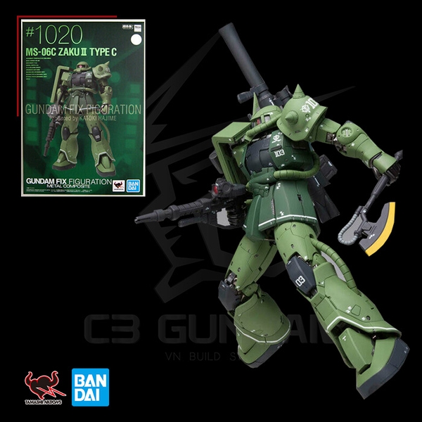 バンダイ MS-06C ZAKU II TYPE C #1020 s-l400.jpg