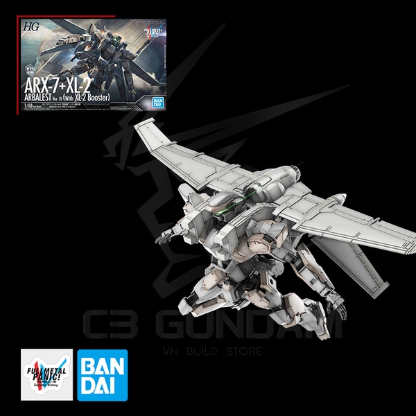 【未組立品】HG 1/60 ARX-7 + XL-2 ARBALEST VerⅣ Bandai High Grade (HG) Full Metal Panic ARX-7+XL-2 Arbalest