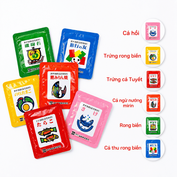 Trộn, Rắc Cơm Nhật Bản Tanaka 30 Gói