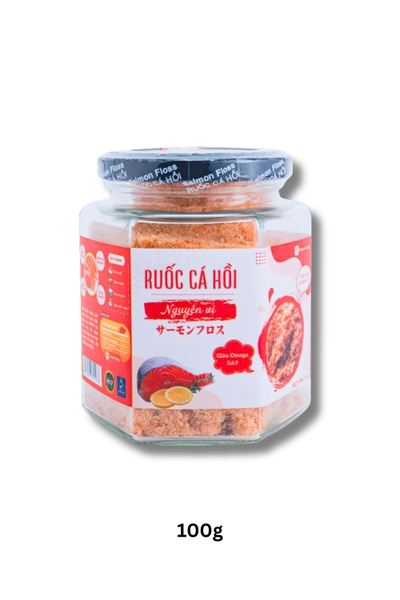 Ruốc, Chà Bông Cá Hồi Tươi - Hũ 100Gr