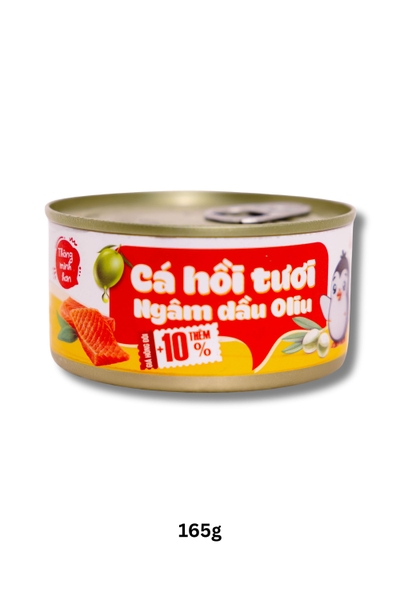 Cá Hồi Ngâm Dầu Oliu 165g