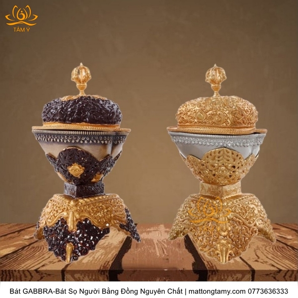 Bát Sọ Người - Bát GABBRA Bằng Đồng Nguyên Chất, vật phẩm phong thủy may mắn cát tường như ý