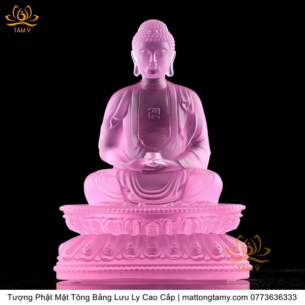 Bộ 5 Tượng Ngũ Trí Như Lai Bằng Lưu Ly Cao Cấp vật phẩm phong thủy may mắn vật phẩm phong thủy