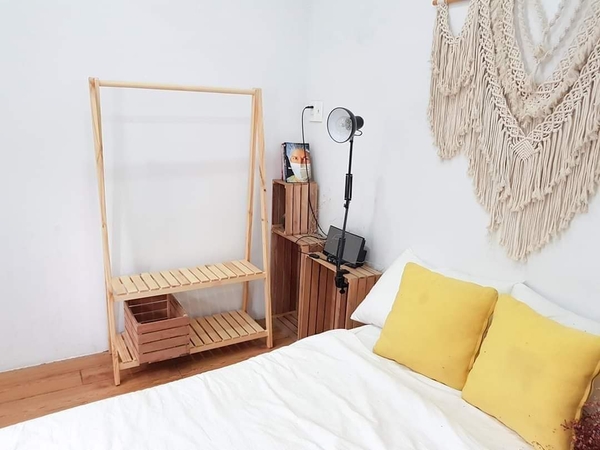 kệ gỗ chữ A 2 tầng