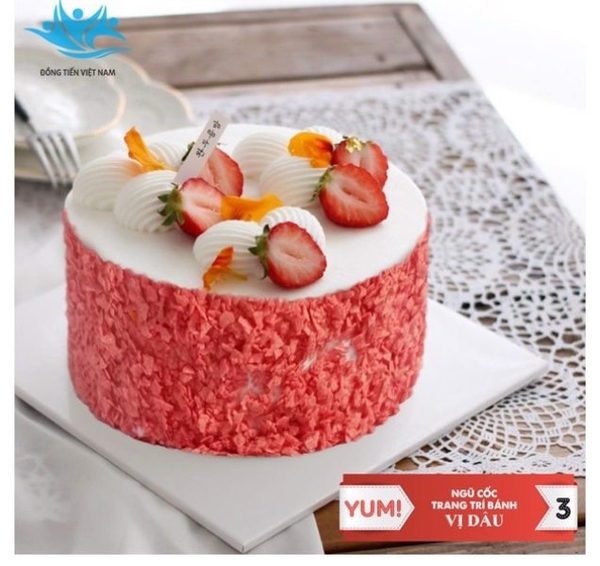 ĐT-Bột Ngũ cốc vị dâu Đồng Tiến (gói 250gam).