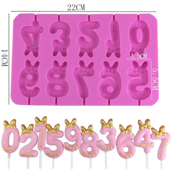 Khuôn số đội nơ (cao khoảng 5.5cm)7339.