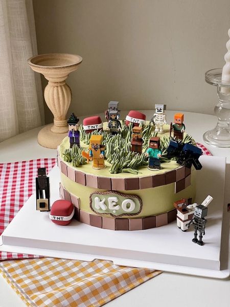 Bộ Minecraft 8 tượng nhựa.