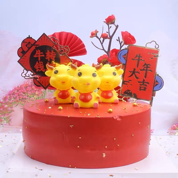 Set 3 trâu nhựa vàng xả kho (MUA 1  TẶNG 1).
