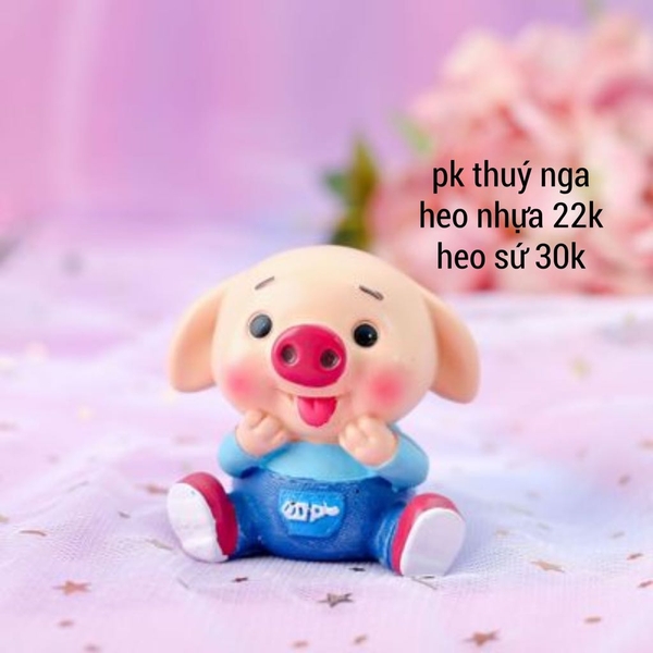 TUONG-Heo ngồi (nhựa) loại 2 R06