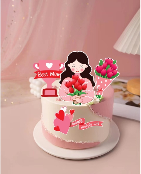 Combo 2 set giấy 8.3- Mẹ và hoa (best mom).