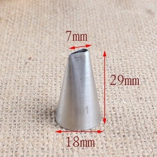 Đui bắt kem bằng thép không gỉ.