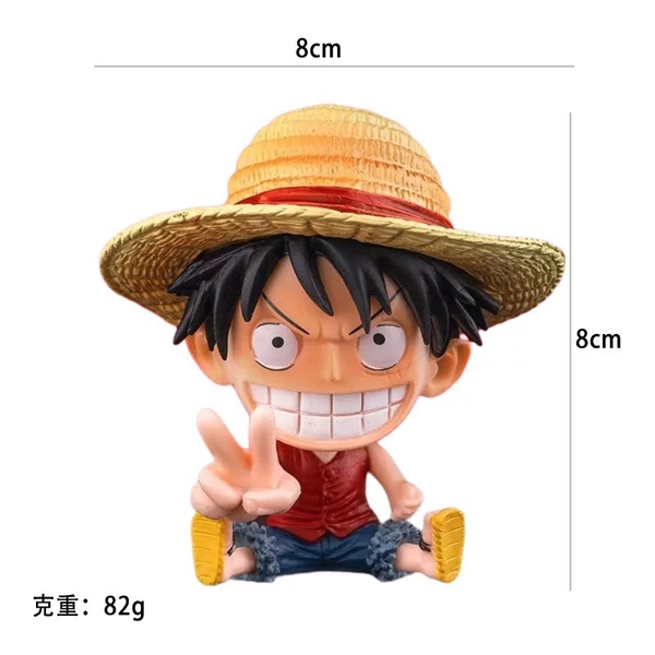 Tượng nhựa đặc  Luffy trong hoạt hình One Piece  (mẫu baby).