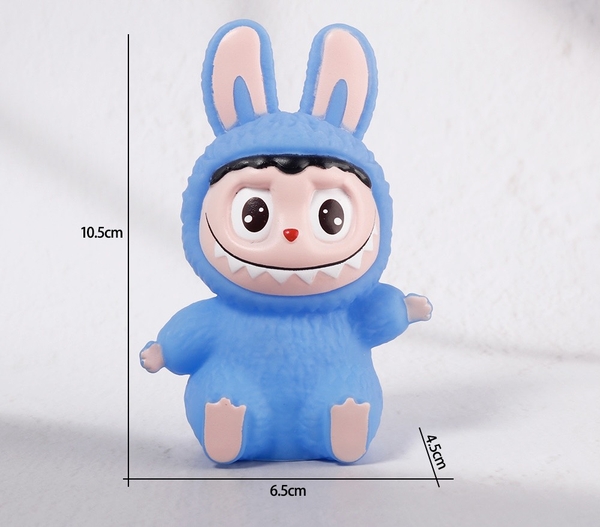 Tượng LABUBU ngồi-MÀU XANH DƯƠNG.