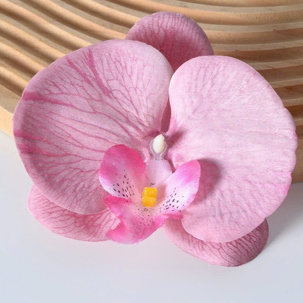 Hoa lan hồ điệp-hồng đậm (kt 8cm).