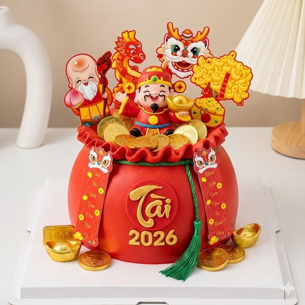 Combo 2 set giấy TẾT- 3 ông phúc lộc thọ và câu đối.