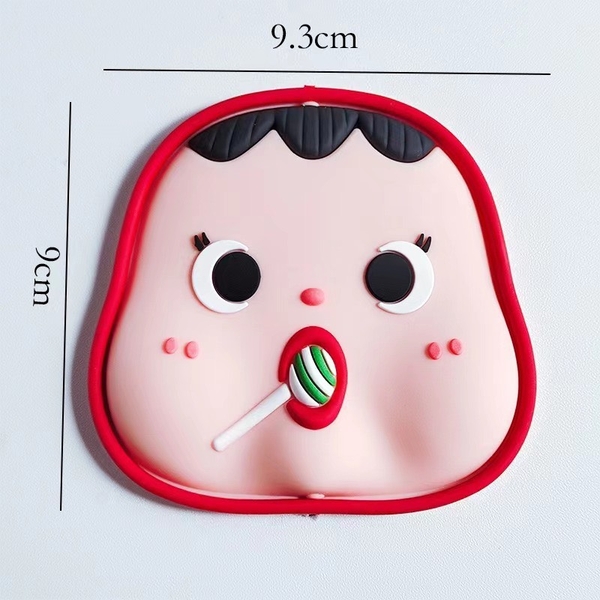 Tượng nhựa dẻo-BABY mập ăn kẹo.