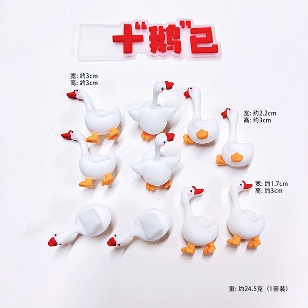 Set 10 vịt nhựa.