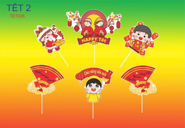 Set tết HD-Em bé mẫu 2.