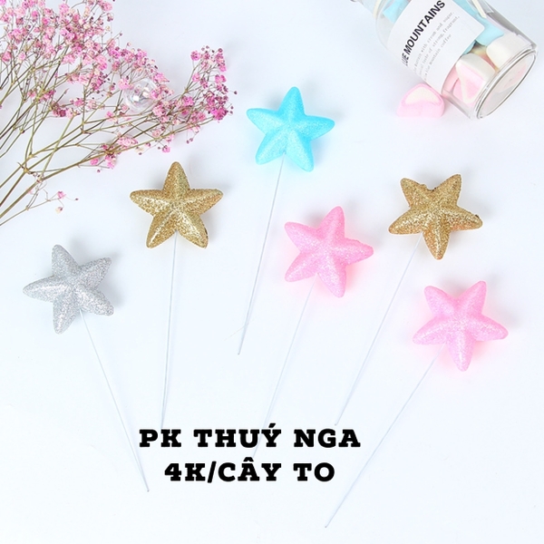 CAM-Cây sao xốp - hồng. E062