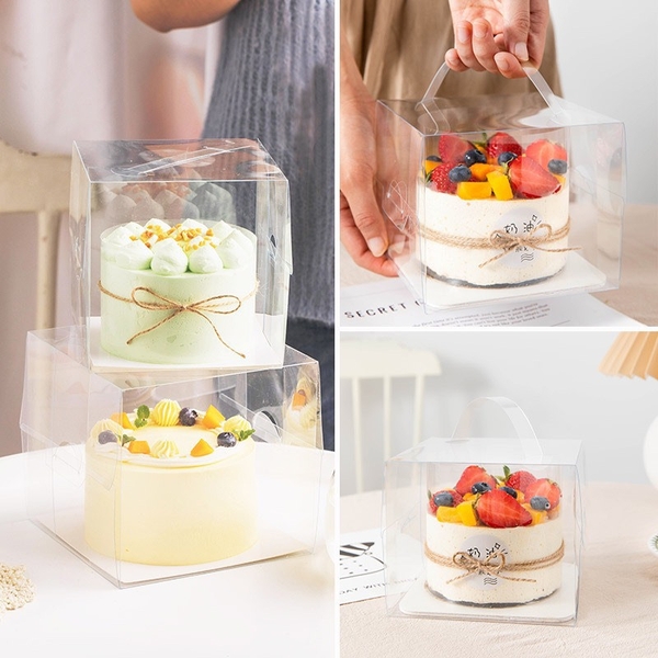 Set 10 hộp mica trong 16x16x18.