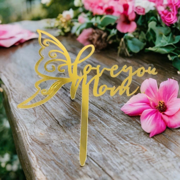 Set 10 mica love you mom-VÀNG.