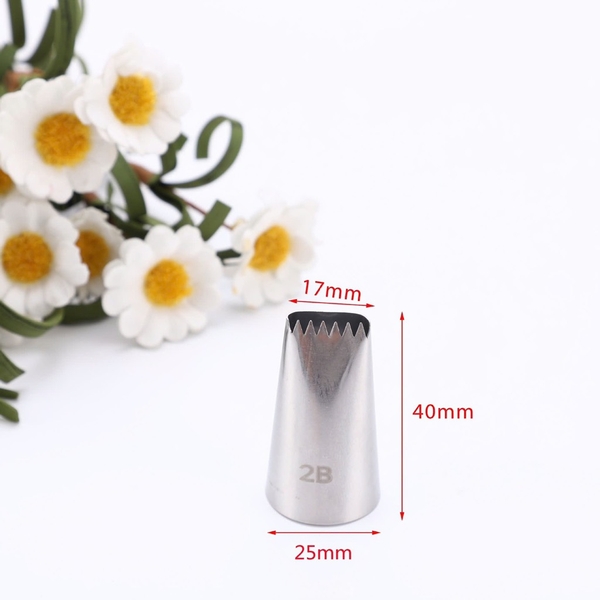 Đui bắt kem bằng thép không gỉ.