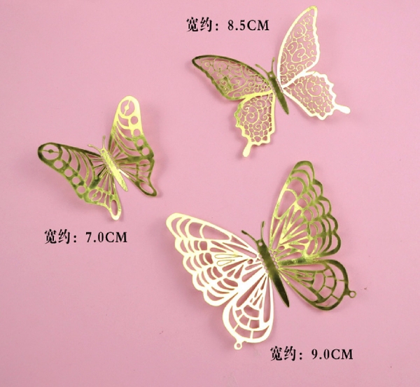Set 12 bướm vàng mới - M3.